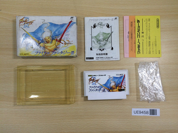 UE9458 Final Fantasy 3 BOXED NES Famicom Japan