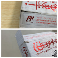 UE9459 Wizardry III 3 BOXED NES Famicom Japan