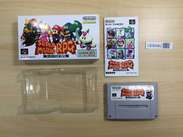 UE9480 Super Mario RPG Legend of the Seven Stars BOXED SNES Super Famicom Japan