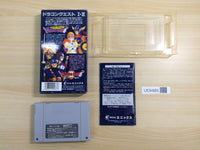 UE9485 Dragon Quest 1 & 2 BOXED SNES Super Famicom Japan