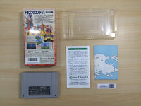 UE9487 Dragon Quest VI 6 BOXED SNES Super Famicom Japan