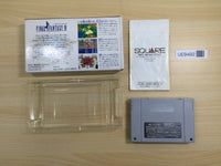 UE9492 Final Fantasy IV 4 BOXED SNES Super Famicom Japan