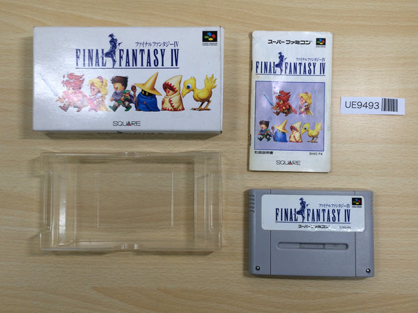 UE9493 Final Fantasy IV 4 BOXED SNES Super Famicom Japan
