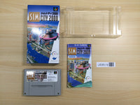 UE9519 Sim City 2000 BOXED SNES Super Famicom Japan