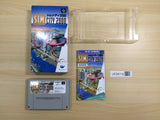 UE9519 Sim City 2000 BOXED SNES Super Famicom Japan