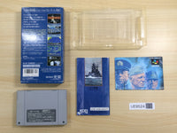 UE9524 P.T.O. PTO Teitoku no Ketsudan BOXED SNES Super Famicom Japan