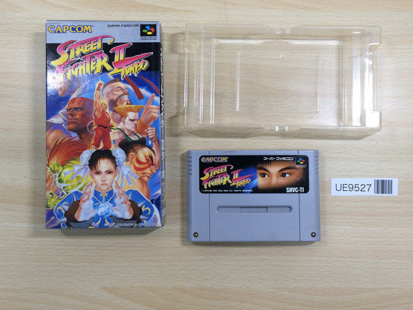 UE9527 Street Fighter II 2 Turbo BOXED SNES Super Famicom Japan