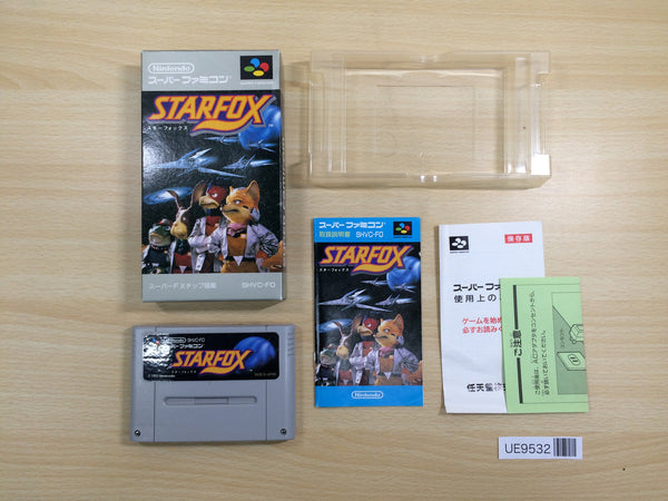 UE9532 Star Fox BOXED SNES Super Famicom Japan