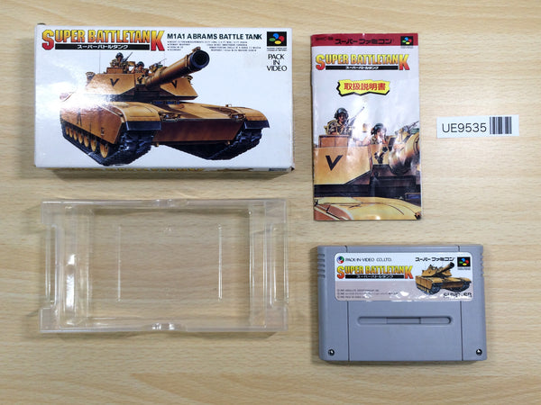 UE9535 Super Battletank BOXED SNES Super Famicom Japan
