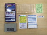 UE9536 Human Grand Prix IV F1 Dream Battle Racing BOXED SNES Super Famicom Japan