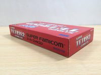 UE9540 Super Tetris 2 + Bombliss BOXED SNES Super Famicom Japan