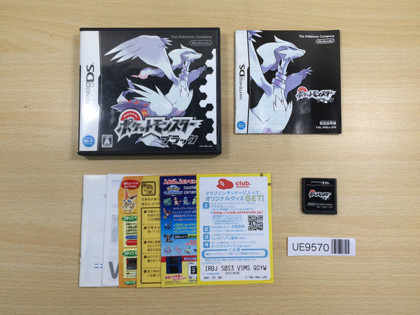 UE9570 Pokemon Black BOXED Nintendo DS Japan