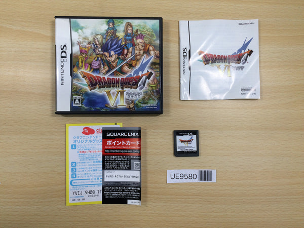 UE9580 Dragon Quest VI Realms of Revelation BOXED Nintendo DS Japan