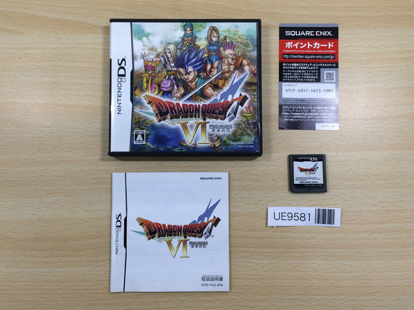 UE9581 Dragon Quest VI Realms of Revelation BOXED Nintendo DS Japan