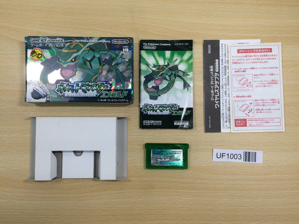 UF1003 Pokemon Emerald BOXED GameBoy Advance Japan
