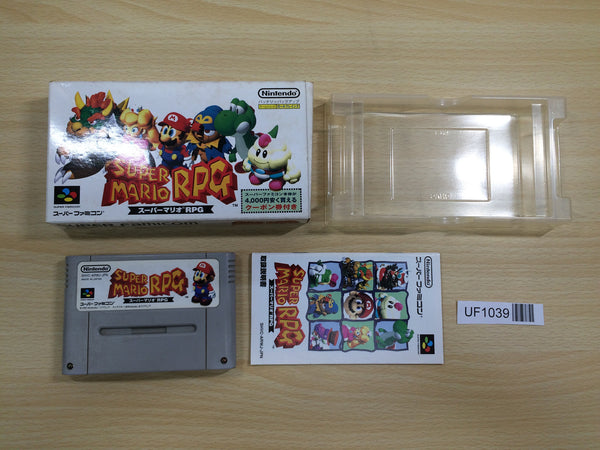 UF1039 Super Mario RPG Legend of the Seven Stars BOXED SNES Super Famicom Japan