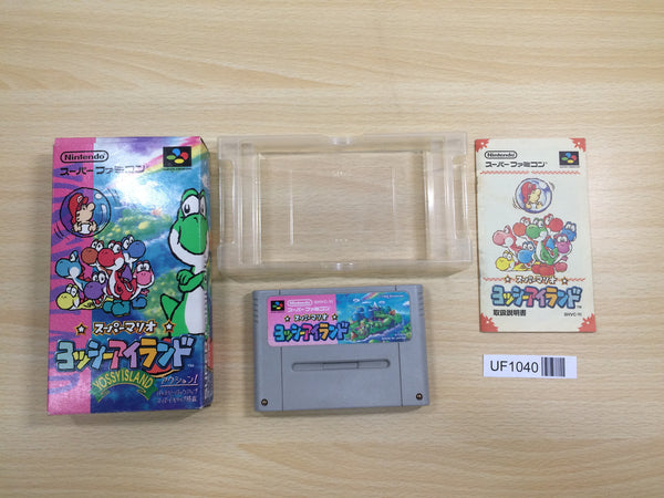UF1040 Super Mario World 2 Yoshi's Island BOXED SNES Super Famicom Japan