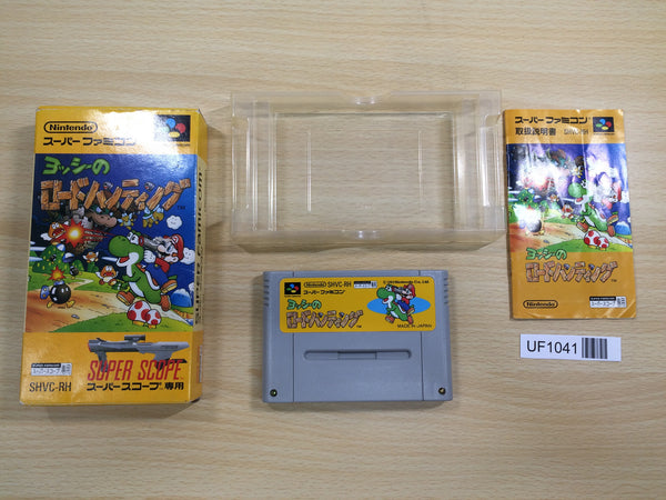 UF1041 Yoshi no Road Hunting Yoshi's Safari BOXED SNES Super Famicom Japan