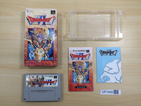 UF1049 Dragon Quest VI 6 BOXED SNES Super Famicom Japan