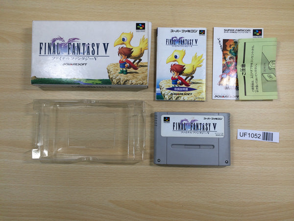 UF1052 Final Fantasy 5 V BOXED SNES Super Famicom Japan