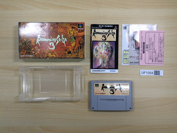 UF1054 Romancing Sa Ga 3 BOXED SNES Super Famicom Japan