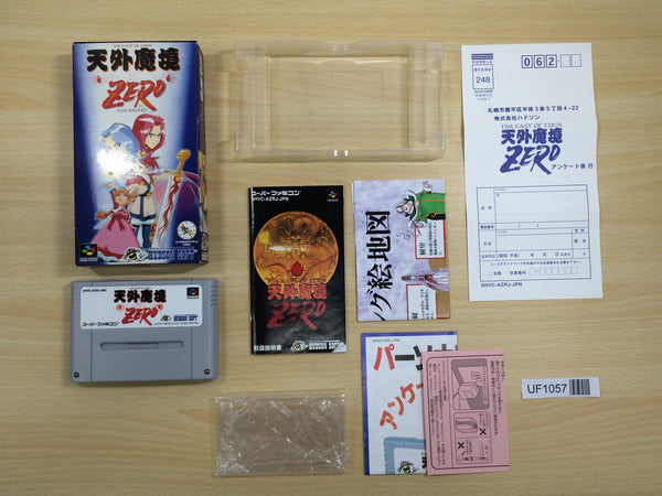 UF1057 Far East Of Eden Tengai Makyou Zero BOXED SNES Super Famicom Japan