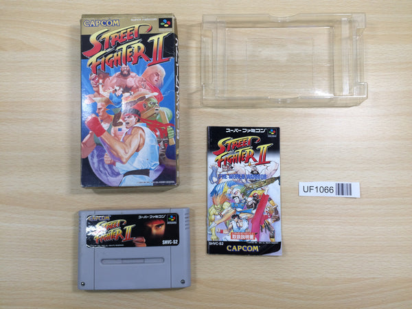 UF1066 Street Fighter II 2 BOXED SNES Super Famicom Japan