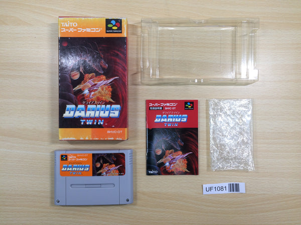UF1081 Darius Twin BOXED SNES Super Famicom Japan