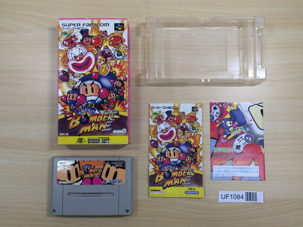 UF1084 Super Bomberman BOXED SNES Super Famicom Japan