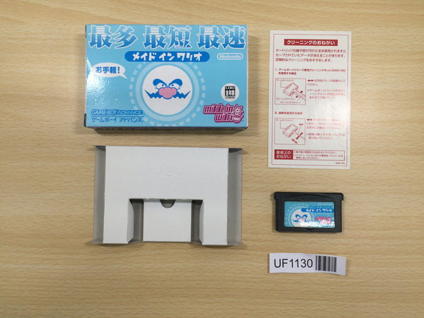 UF1130 Made in Wario Mario BOXED GameBoy Advance Japan