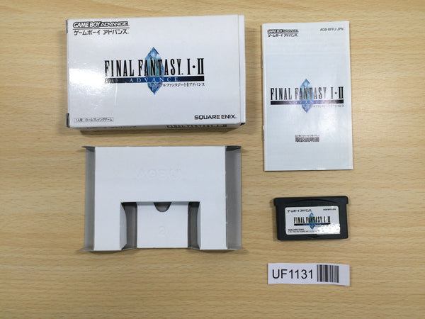 UF1131 Final Fantasy I II 1 2 Advance BOXED GameBoy Advance Japan