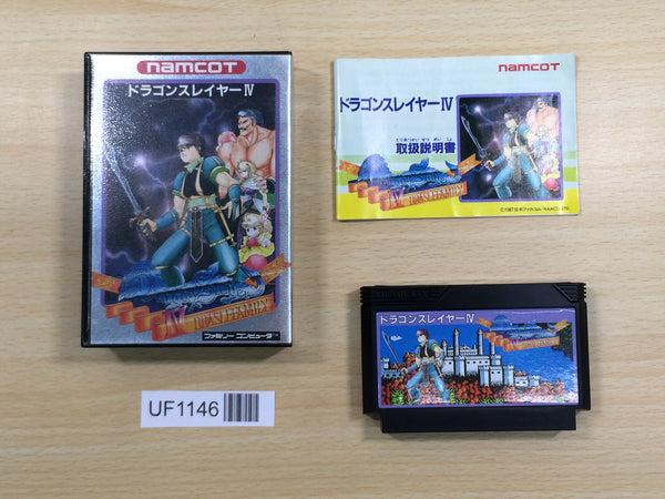 UF1146 Dragon Slayer IV 4 BOXED NES Famicom Japan