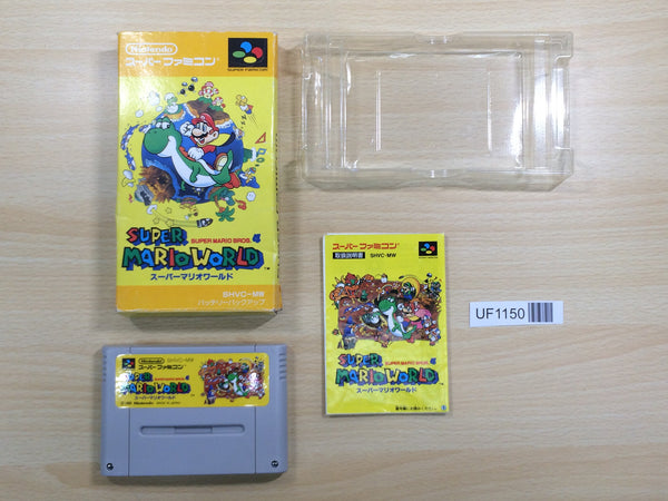 UF1150 Super Mario World BOXED SNES Super Famicom Japan