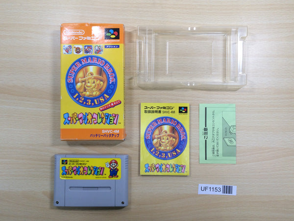 UF1153 Super Mario Collection All Stars BOXED SNES Super Famicom Japan