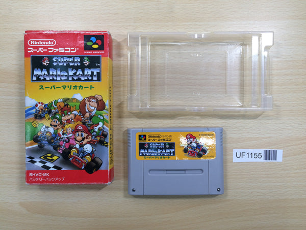 UF1155 Super Mario Kart BOXED SNES Super Famicom Japan