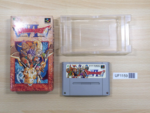 UF1159 Dragon Quest VI 6 BOXED SNES Super Famicom Japan