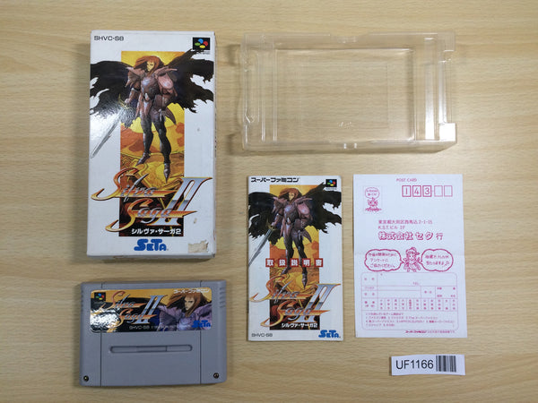 UF1166 Silva Saga 2 The Legend of Light&Darkness BOXED SNES Super Famicom Japan