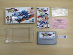 UF1182 Mini Yonku Shining Scorpion Let's & Go!! BOXED SNES Super Famicom Japan