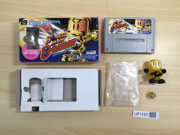 UF1187 Bomberman BDaman BOXED SNES Super Famicom Japan