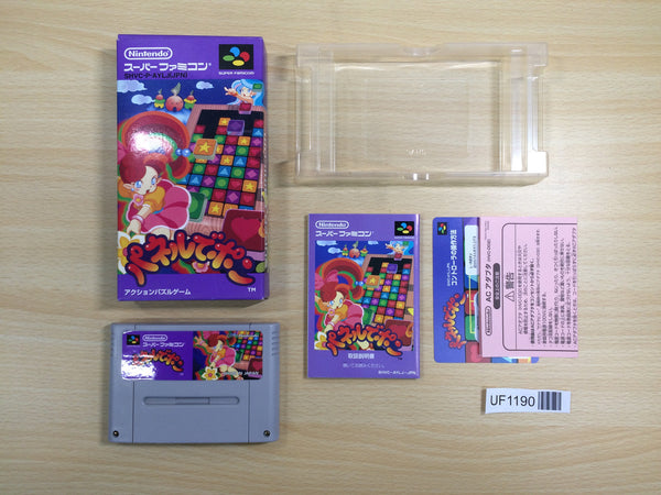 UF1190 Panel de Pon BOXED SNES Super Famicom Japan