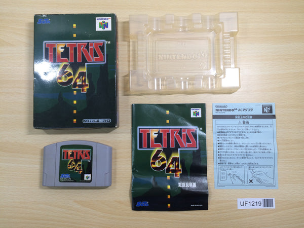 UF1219 Tetris 64 BOXED N64 Nintendo 64 Japan