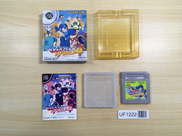 UF1222 Rockman World 4 Megaman BOXED GameBoy Game Boy Japan