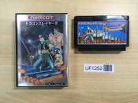UF1252 Dragon Slayer IV 4 BOXED NES Famicom Japan