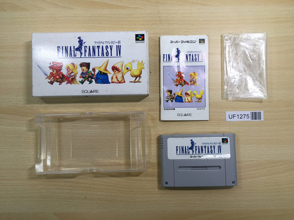 UF1275 Final Fantasy IV 4 BOXED SNES Super Famicom Japan