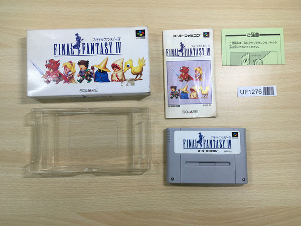 UF1276 Final Fantasy IV 4 BOXED SNES Super Famicom Japan