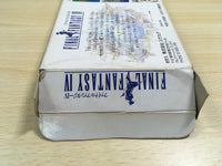 UF1276 Final Fantasy IV 4 BOXED SNES Super Famicom Japan