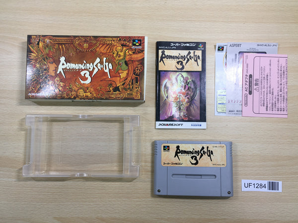 UF1284 Romancing Sa Ga 3 BOXED SNES Super Famicom Japan