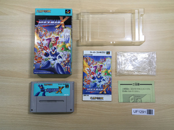 UF1291 Rockman X Megaman BOXED SNES Super Famicom Japan