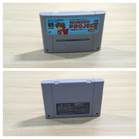 UF1293 Wonder Project J Kikai no Shounen Pino BOXED SNES Super Famicom Japan