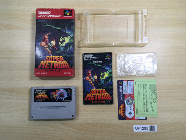 UF1295 Super Metroid BOXED SNES Super Famicom Japan
